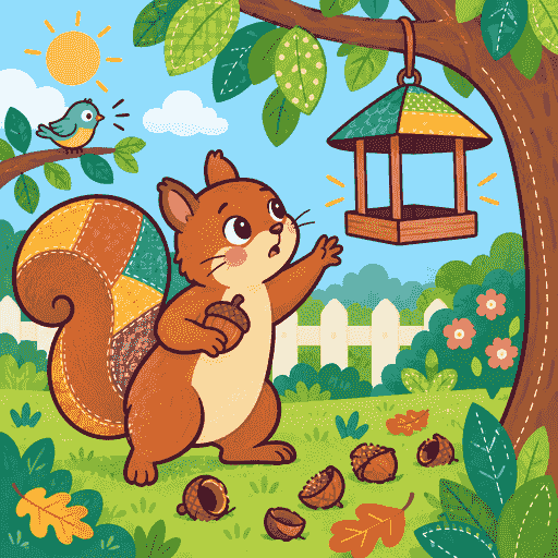 A squirrel reaching for a bird feeder